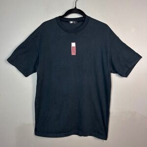 Issey Miyake T-Shirt Men's Large Black Graphic Print Japan